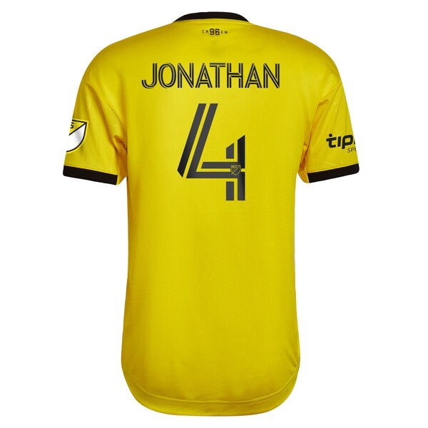 Jonathan Mensah Columbus Crew adidas 2022 Gold Standard Kit Authentic Player Jersey - Yellow