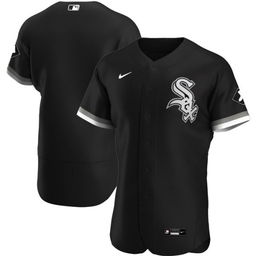 Chicago White Sox Nike Alternate Authentic Team Logo Jersey - Black