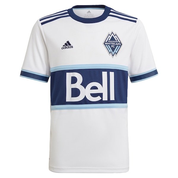 Vancouver Whitecaps FC adidas Youth 2021 Primary Replica Jersey - White