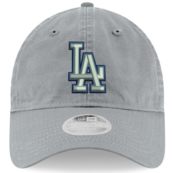 Los Angeles Dodgers New Era Women's Swift 9TWENTY Adjustable Hat - Gray