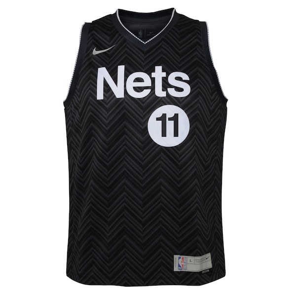 Kyrie Irving Brooklyn Nets Nike Youth 2020/21 Swingman Player Jersey Black - Earned Edition