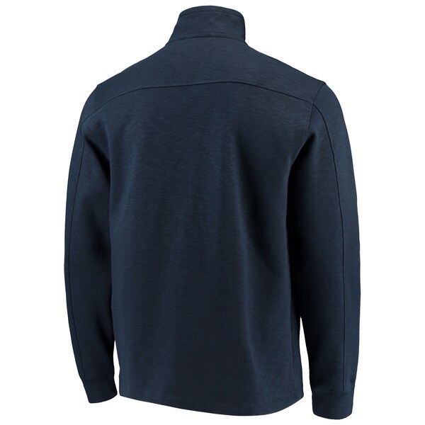 Fanatics Corporate Slub Fleece Quarter-Zip Pullover Jacket - Navy
