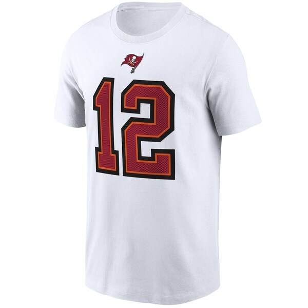 Tom Brady Tampa Bay Buccaneers Nike Name & Number T-Shirt - White