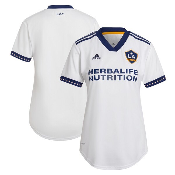 LA Galaxy adidas Women's 2022 City of Dreams Kit Replica Blank Jersey - White