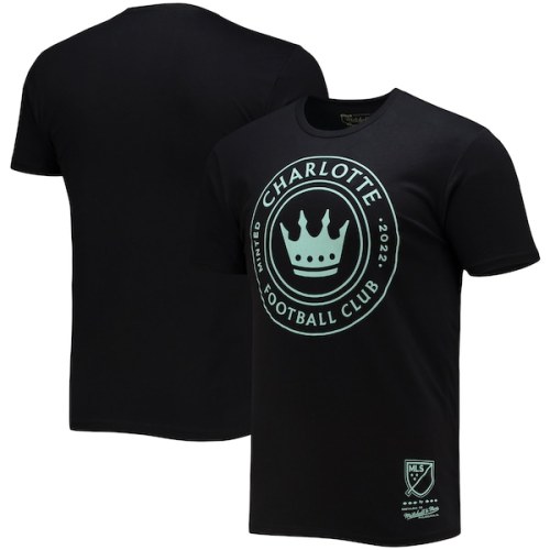 Charlotte FC Mitchell & Ness Primary Logo T-Shirt - Black