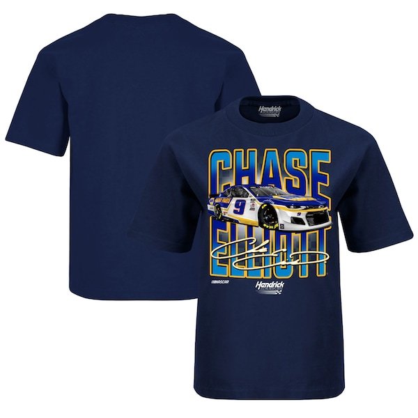 Chase Elliott Hendrick Motorsports Team Collection Youth NAPA Blister T-Shirt - Navy