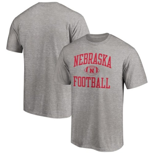Nebraska Huskers Fanatics Branded First Sprint Team T-Shirt - Heathered Gray