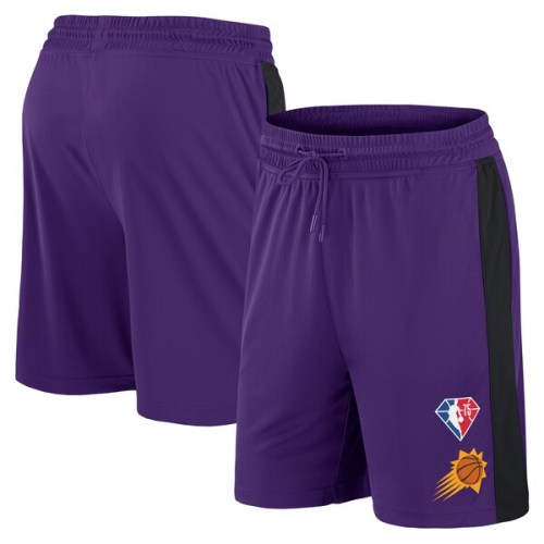 Phoenix Suns Fanatics Branded 75th Anniversary Downtown Performance Practice Shorts - Purple