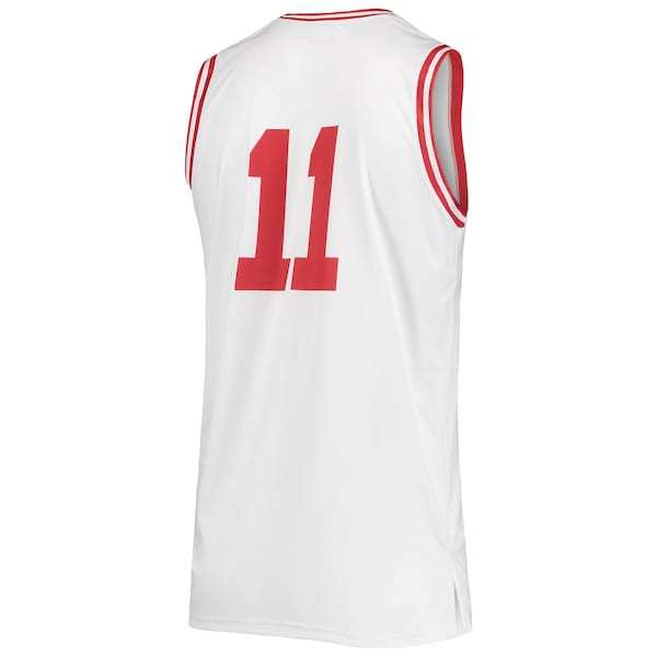 #11 Utah Utes Under Armour Replica Basketball Jersey - White
