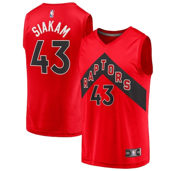 Pascal Siakam Toronto Raptors Fanatics Branded 2020/21 Fast Break Replica Player Jersey Red - Icon Edition