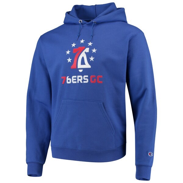 76ers GC Champion NBA 2K League Powerblend Pullover Hoodie - Royal