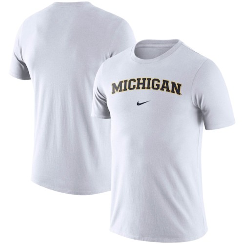 Michigan Wolverines Nike Essential Wordmark T-Shirt - White