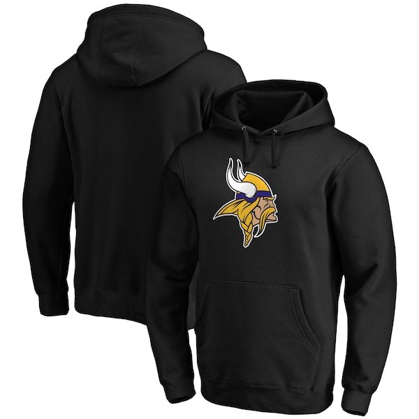Minnesota Vikings Fanatics Branded Team Logo Pullover Hoodie - Black