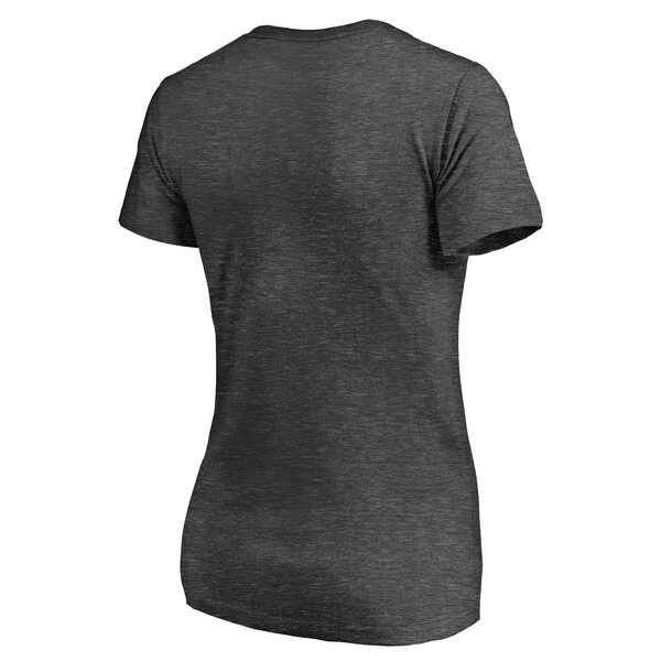 William Byron Fanatics Branded Women's Number Signature V-Neck T-Shirt - Heathered Gray