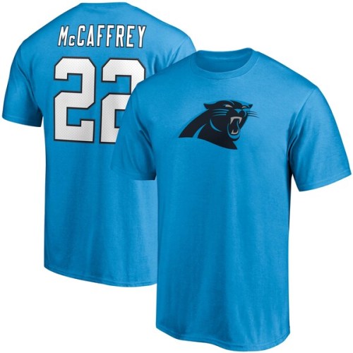 Christian McCaffrey Carolina Panthers Fanatics Branded Player Icon Name & Number T-Shirt - Blue