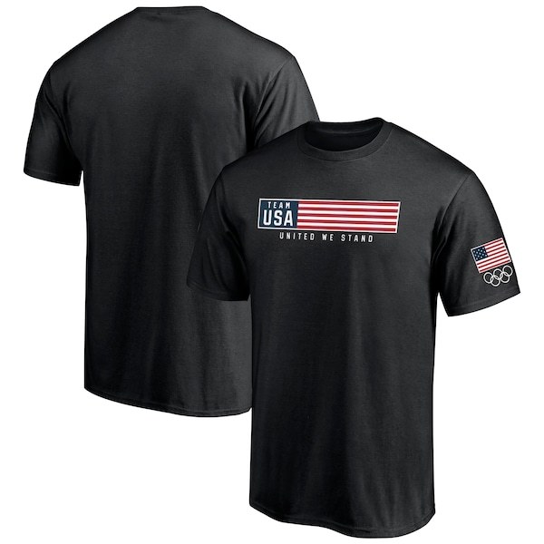 Team USA Fanatics Branded Stacked Colors T-Shirt - Black
