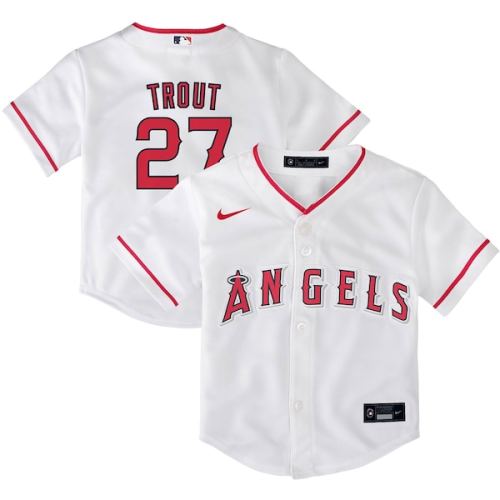Mike Trout Los Angeles Angels Nike Toddler Home Replica Player Jersey - White