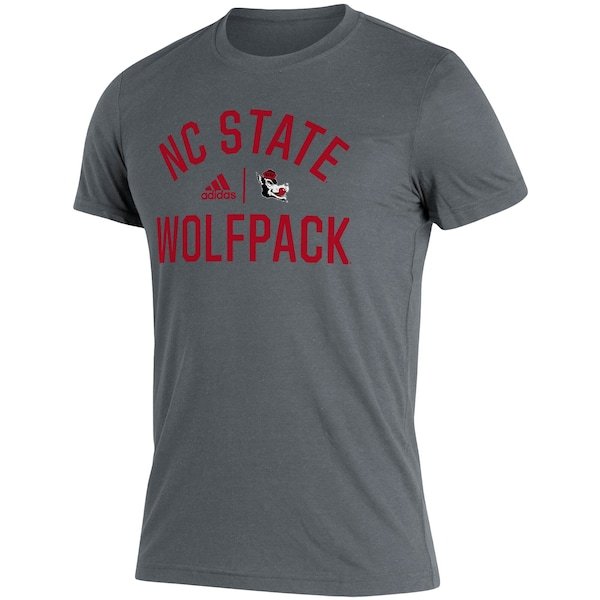 NC State Wolfpack adidas Sideline Locker Heritage T-Shirt - Heathered Gray