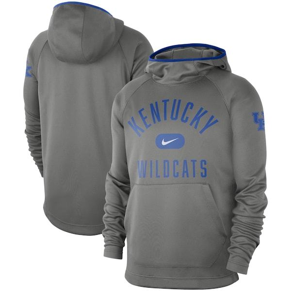 Kentucky Wildcats Nike Basketball Spotlight Performance Raglan Pullover Hoodie - Gray
