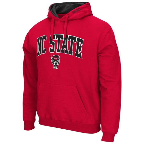 NC State Wolfpack Colosseum Arch & Logo 3.0 Pullover Hoodie - Red