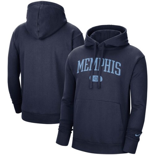 Memphis Grizzlies Nike Heritage Essential Pullover Hoodie - Navy