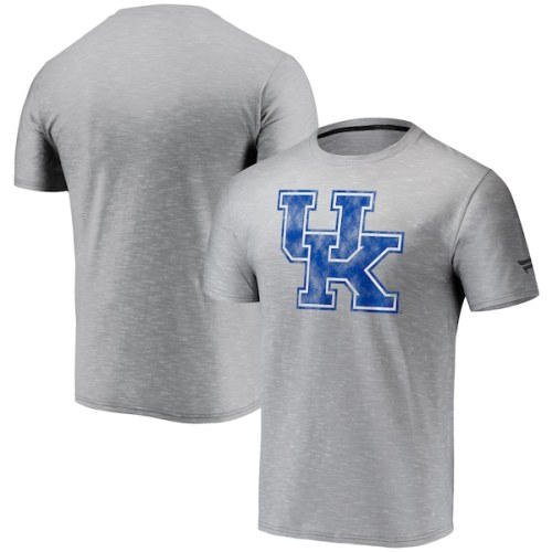 Kentucky Wildcats Fanatics Branded Classic Primary Logo Space-Dye T-Shirt - Gray
