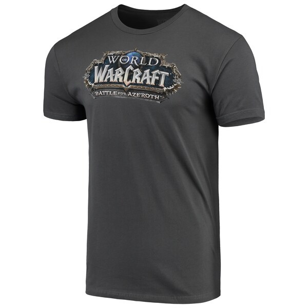 World of Warcraft Battle for Azeroth Logo T-Shirt - Gray