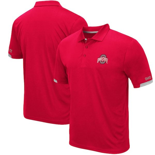 Ohio State Buckeyes Colosseum Logo Santry Polo - Scarlet