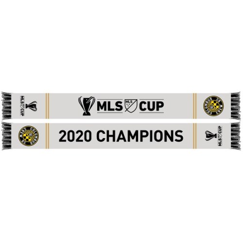 Columbus Crew 2020 MLS Cup Champions Locker Room On-Field Scarf - Gray
