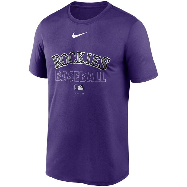 Colorado Rockies Nike Authentic Collection Legend Performance T-Shirt - Purple