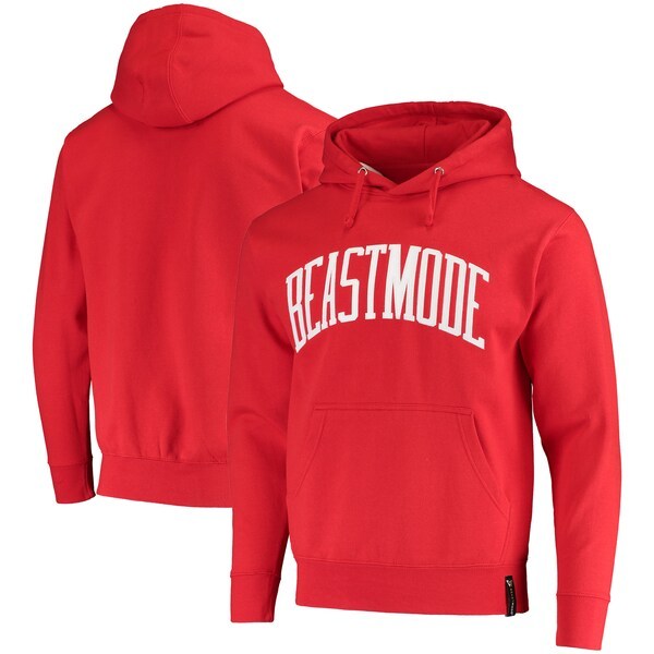 Beast Mode Collegiate Pullover Hoodie - Red