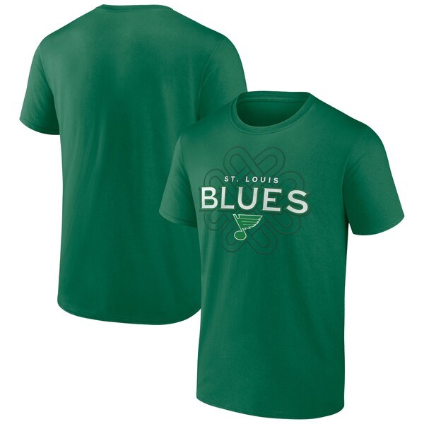 St. Louis Blues Fanatics Branded St. Patrick's Day Celtic Knot T-Shirt - Kelly Green