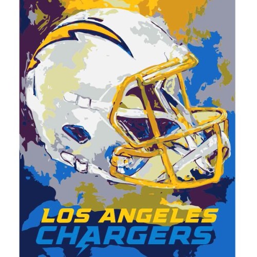 Los Angeles Chargers Team Pride Paint By Number Kit