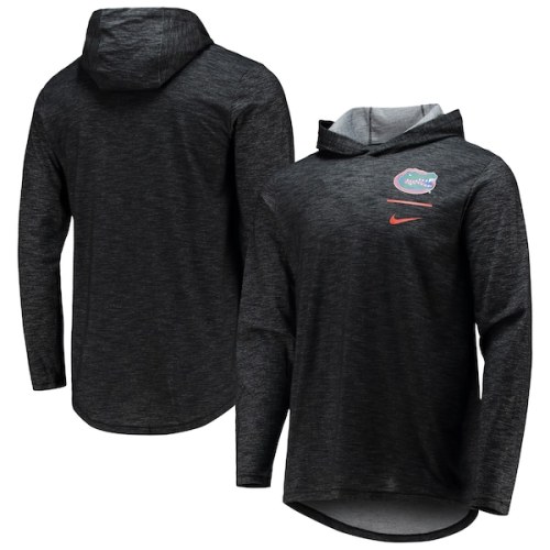 Florida Gators Nike Slub Space-Dye Performance Long Sleeve Hoodie T-Shirt - Black