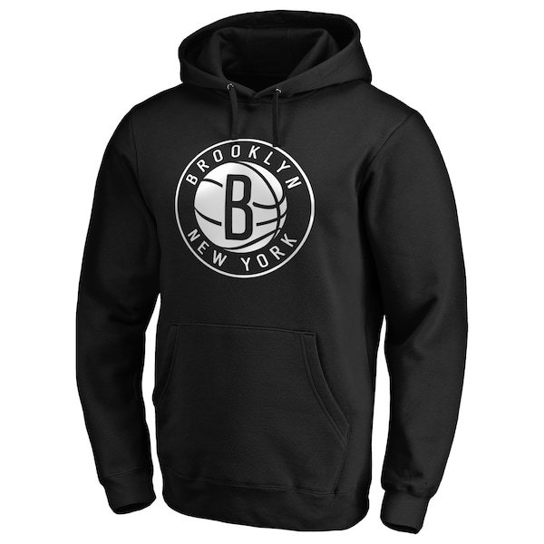 Kyrie Irving Brooklyn Nets Fanatics Branded Team Playmaker Name & Number Pullover Hoodie - Black
