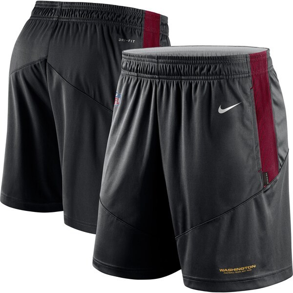 Washington Football Team Nike Sideline Performance Knit Shorts - Black