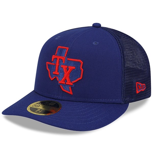 Texas Rangers New Era 2022 Spring Training Low Profile 59FIFTY Fitted Hat - Royal