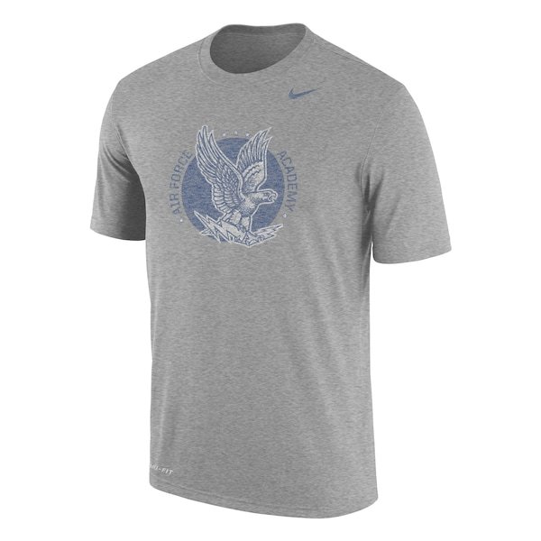 Air Force Falcons Nike Vintage Logo Performance T-Shirt - Heathered Gray