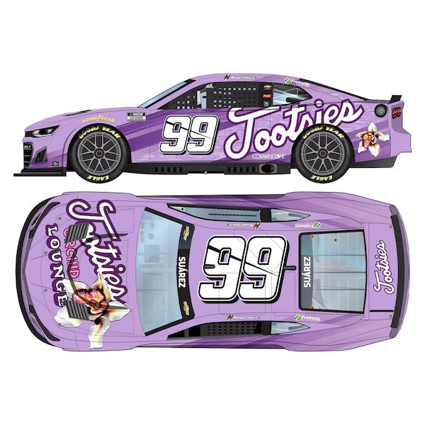 Daniel Suarez Action Racing 2022 #99 Tootsie's Orchid Lounge 1:24 Elite Die-Cast Chevrolet Camaro