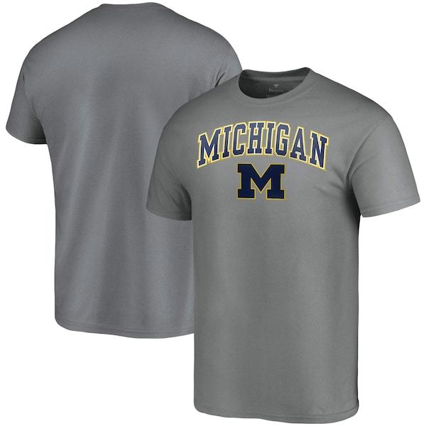 Michigan Wolverines Fanatics Branded Campus T-Shirt - Charcoal