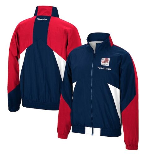 New England Revolution Mitchell & Ness Since '96 Full-Zip Windbreaker Jacket - Navy