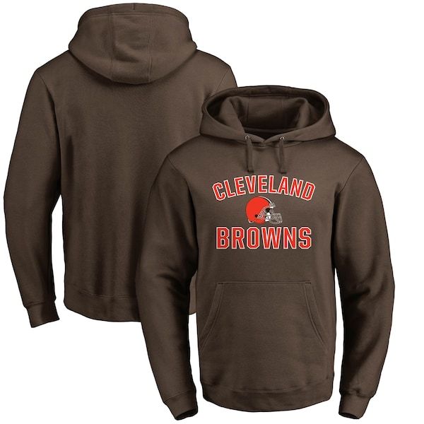 Cleveland Browns Fanatics Branded Victory Arch Team Pullover Hoodie - Brown