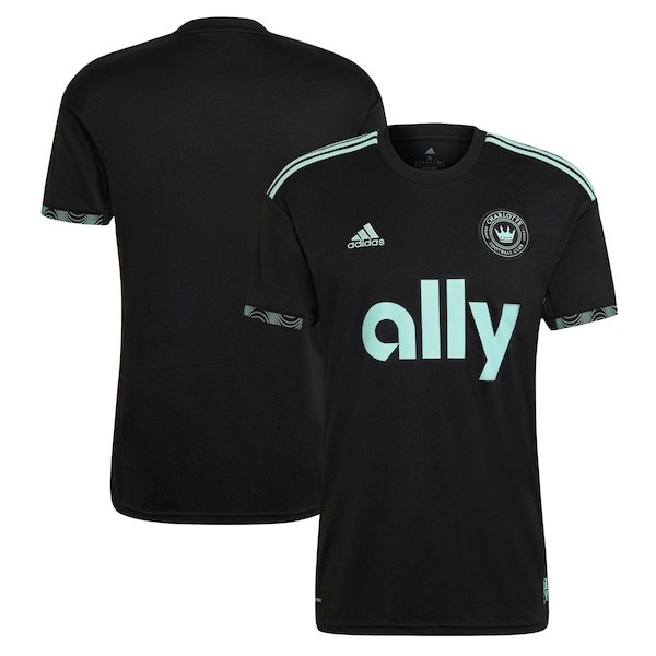 Charlotte FC adidas 2022 Newly Minted Replica Blank Jersey - Black