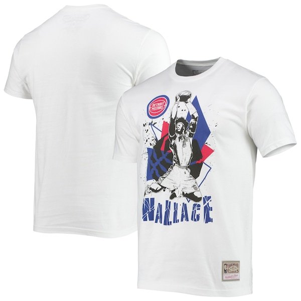 Ben Wallace Detroit Pistons Mitchell & Ness Suite Sensations Player T-Shirt - White