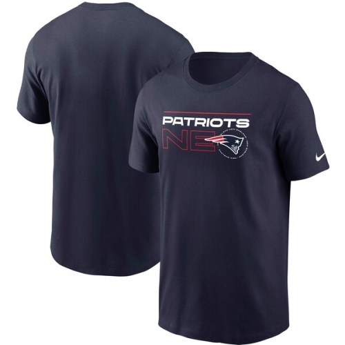 New England Patriots Nike Broadcast Essential T-Shirt - Navy