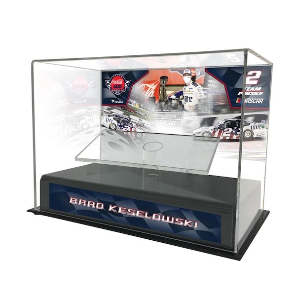 Brad Keselowski Fanatics Authentic 2020 Coca-Cola 600 Champion 1:24 Die Cast Display Case with Sublimated Plate