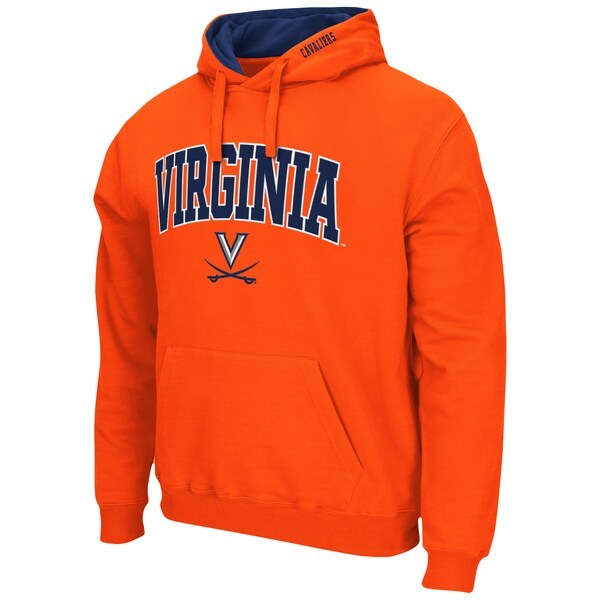 Virginia Cavaliers Colosseum Arch & Logo 3.0 Pullover Hoodie - Orange