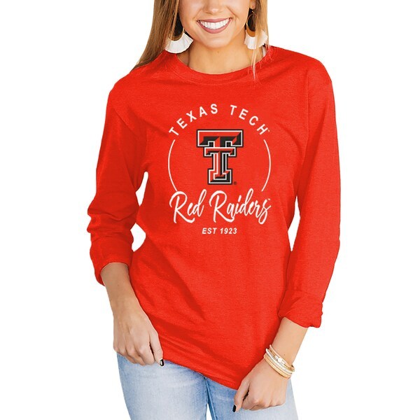Texas Tech Red Raiders Women's Varsity Long Sleeve T-Shirt - Red