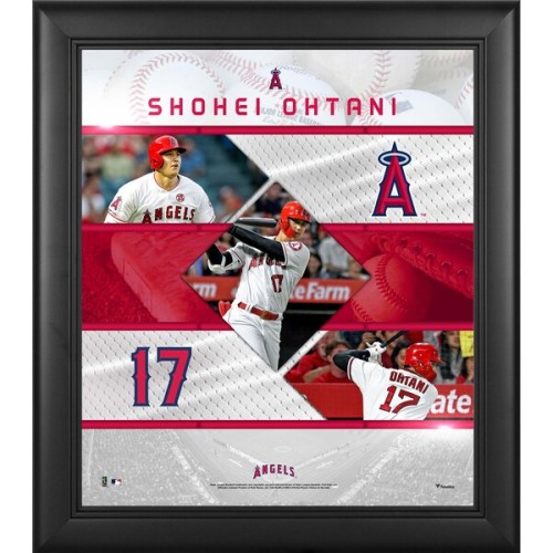 Shohei Ohtani Los Angeles Angels Fanatics Authentic Framed 15" x 17" Stitched Stars Collage