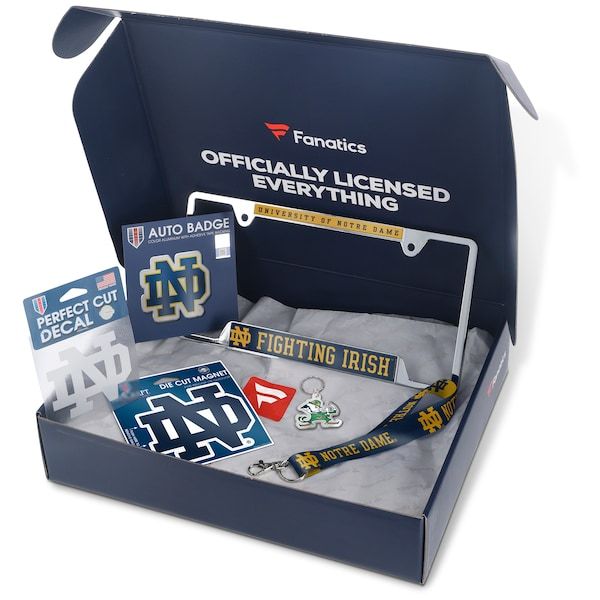 Notre Dame Fighting Irish Fanatics Pack Automotive-Themed Gift Box - $55+ Value